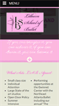 Mobile Screenshot of lilburnballet.org
